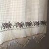 Handmade Canvas and Lace Cotton Authentic Curtain
