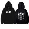 Новые толстовки в стиле стритвир с буквенным узором NJZ для мужчин и женщин, флисовые с длинным рукавом, с двусторонним принтом, свободный пуловер, унисекс
