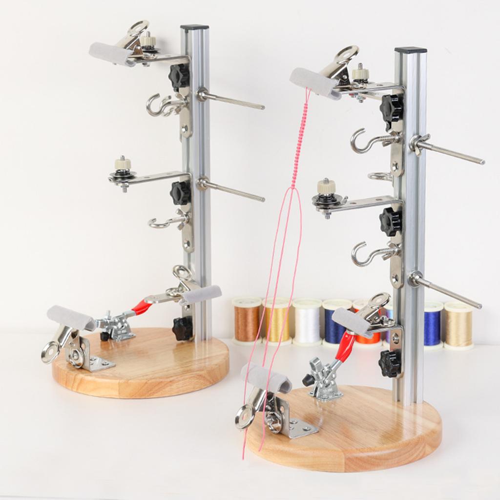 Многофункциональный станок для плетения браслетов из паракорда с надежным зажимом, портативный аксессуар для творческих проектов и аксессуаров