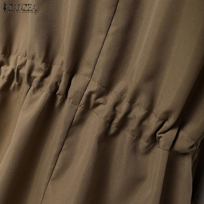 ZANZEA Женские классические комбинезоны с коротким рукавом и свободного кроя