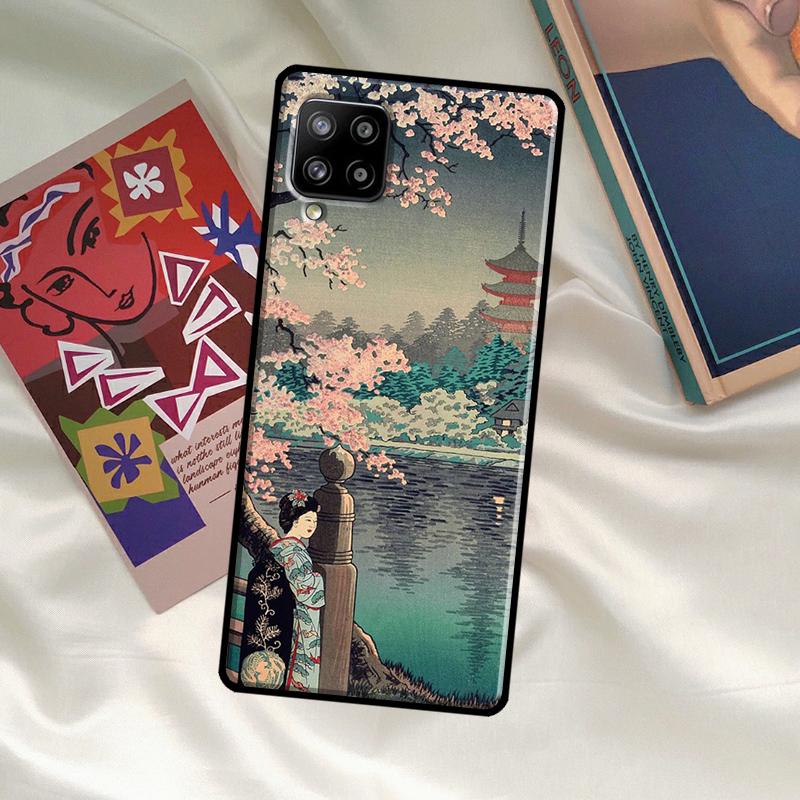 Чехол в стиле укиё-э для Samsung Galaxy A52 A32 A12 A33 A06 A16 A26 A36 A56 A15 A53 A13 A34 A54 A14 A35 A55