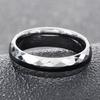 6 мм Белое керамическое обручальное кольцо Обручальное кольцо Ювелирные изделия Помолвка Вольфрамовая сталь Кольца для мужчин женщин Удобная посадка Размер 6--13