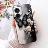 Чехол Для Motorola Edge 50 Fusion Чехол XT2429-1 Популярный Цветок Мягкий Черный Силиконовый Чехлы Для Телефона Для Motorola G96 5G MotoG96 Funda