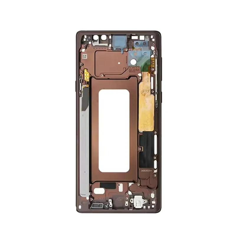 Средняя рамка для Samsung Galaxy Note 9 N960, рамка LCD, задняя крышка аккумулятора, корпус телефона, рамка, запчасти