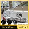 2026 Hot Interior Stickers ABS Car Rear Trunk Emblem Rear Tail Bumper Badge Accessories For Lexus CT200h NX300h RX300 RX330 EX30