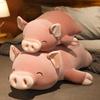 Big Nose Lying Pig Doll Plush Toy Pig Throw Pillow Girl Sleeping Doll Children Soothing Doll