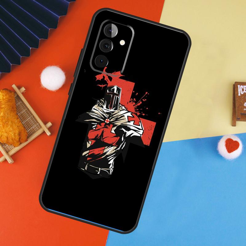 Крышка для Samsung Galaxy A13 A23 A33 A53 A15 A25 A35 A55 A51 A71 A12 A32 A52 A14 A34 A54 с изображением Христианских Тамплиеров