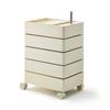 360 Rotating Bedside Storage Cabinet File Cabinet Storage Side Cabinet Office Ins Storage Multi-layer Side Table Movable