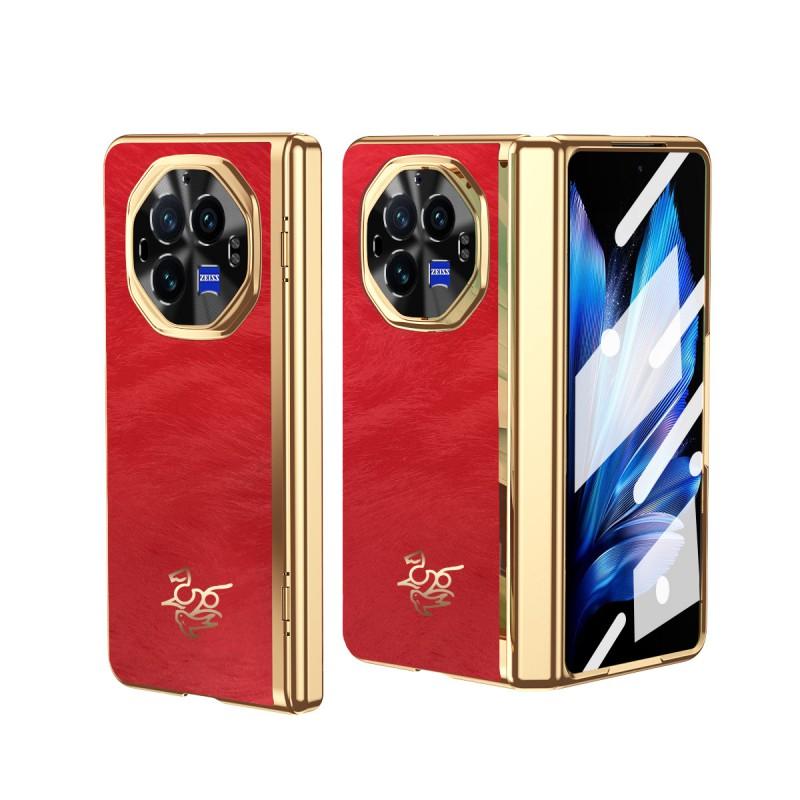 Vivo X Fold5 Fold3 Pro Protective Case With Full Hinge Coverage Magnetic Red Of Horse Limited Edition
