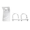 Antennae Mast Pole Mount Adjustable Angle Rustproof Antennae Pole Clamp Holder for Wireless Bridge