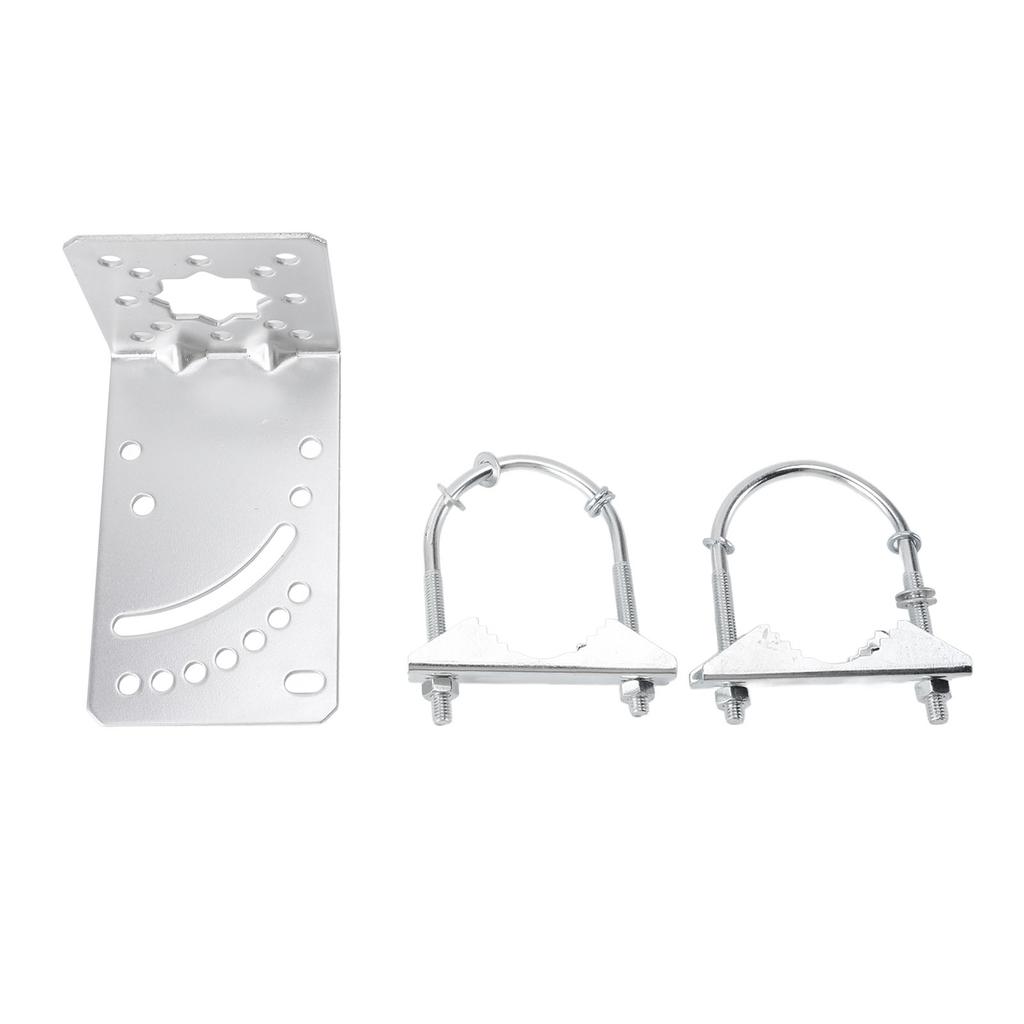 Antennae Mast Pole Mount Adjustable Angle Rustproof Antennae Pole Clamp Holder for Wireless Bridge