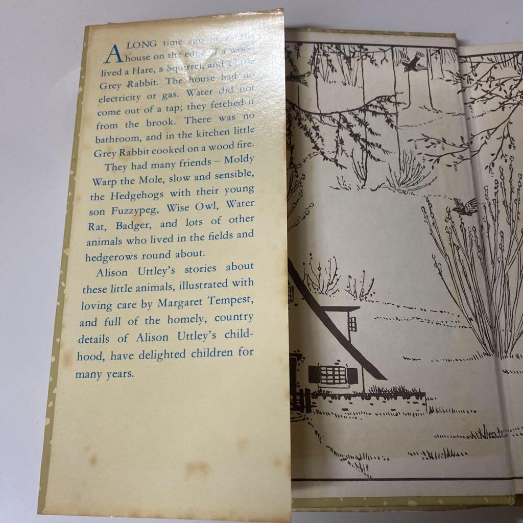 [USED] Rare Little Gray Rabbit British vintage Christmas story