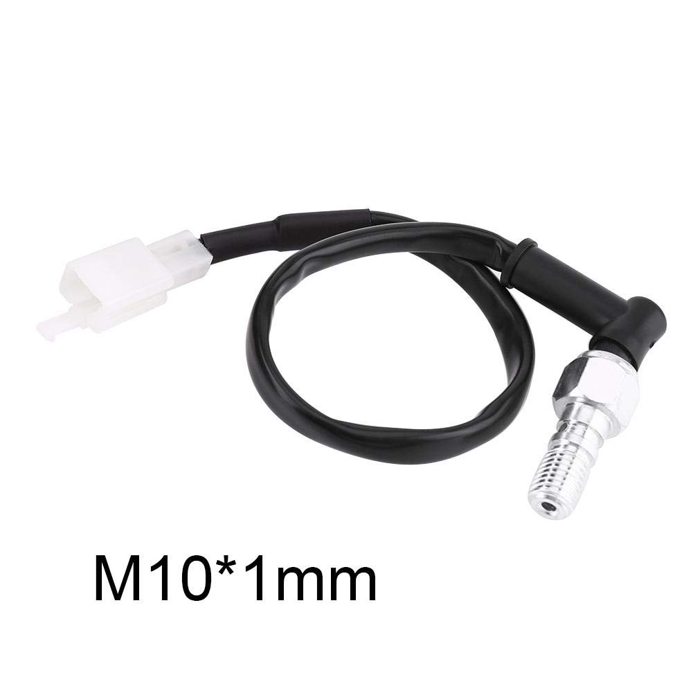 Keenso Hydraulic Brake Switch Pressure Switch with Washer Banjo Bolt M10 1.25mm 1mm Aluminum Motorcycle for ATV (Dangling M10*1MM)