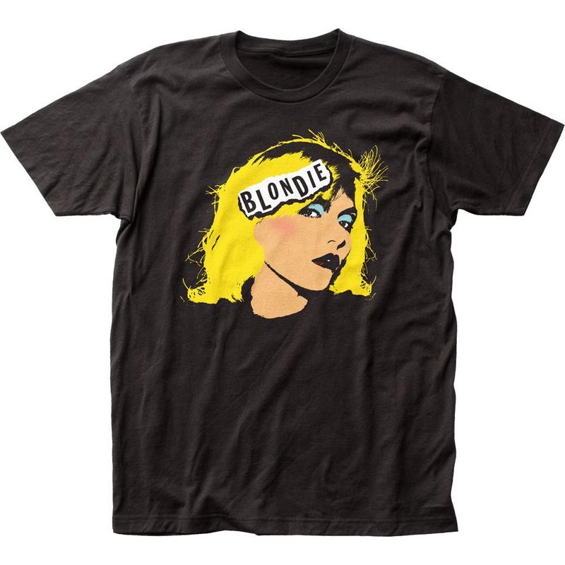 Футболка унисекс с лицом Blondie Музыкальная Классика Концерт Рок-н-ролл Группа Футболка Новая Черная