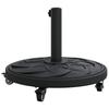 Art Deco Sun Umbrella Base Black Ø 45 x 39.5 cm Iron