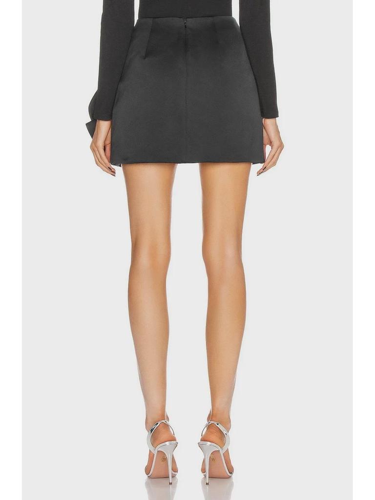 Летняя юбка Shisanhang 2024: Преувеличенный бант, кристаллический акцент, прорезная деталь, короткий стиль