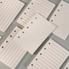M5 40Sheet Loose Leaf Notebook Refill Spiral Binder Inner Page Weekly Monthly To Do Line Dot Grid Inside Paper Stationery
