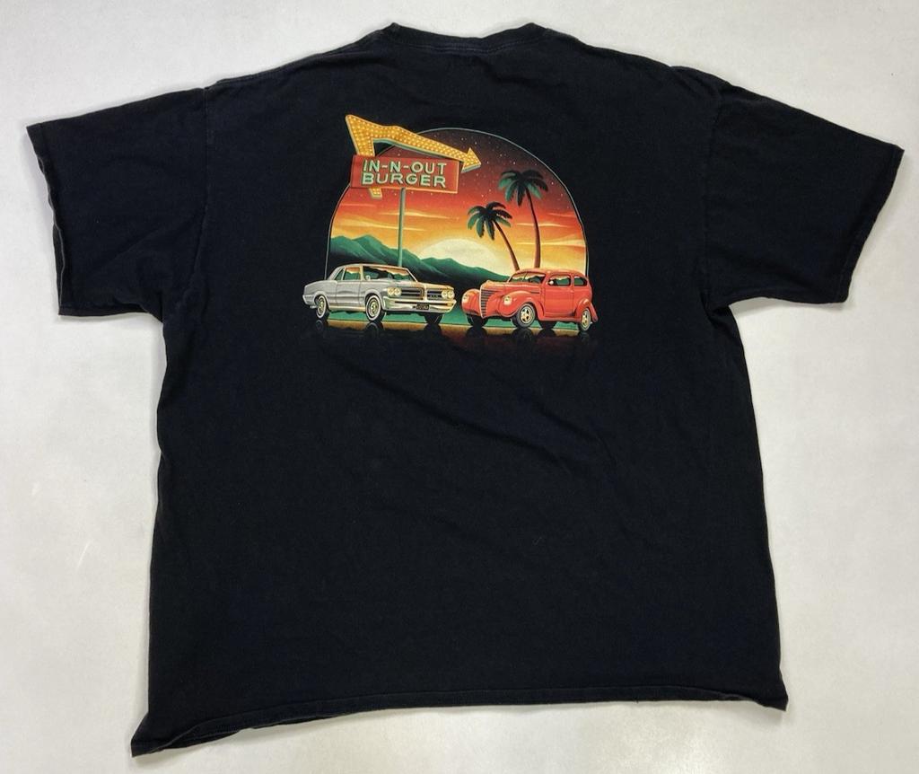 In-N-Out Burger Utah Graphic T-shirt Men XXL Black Short Sleeve