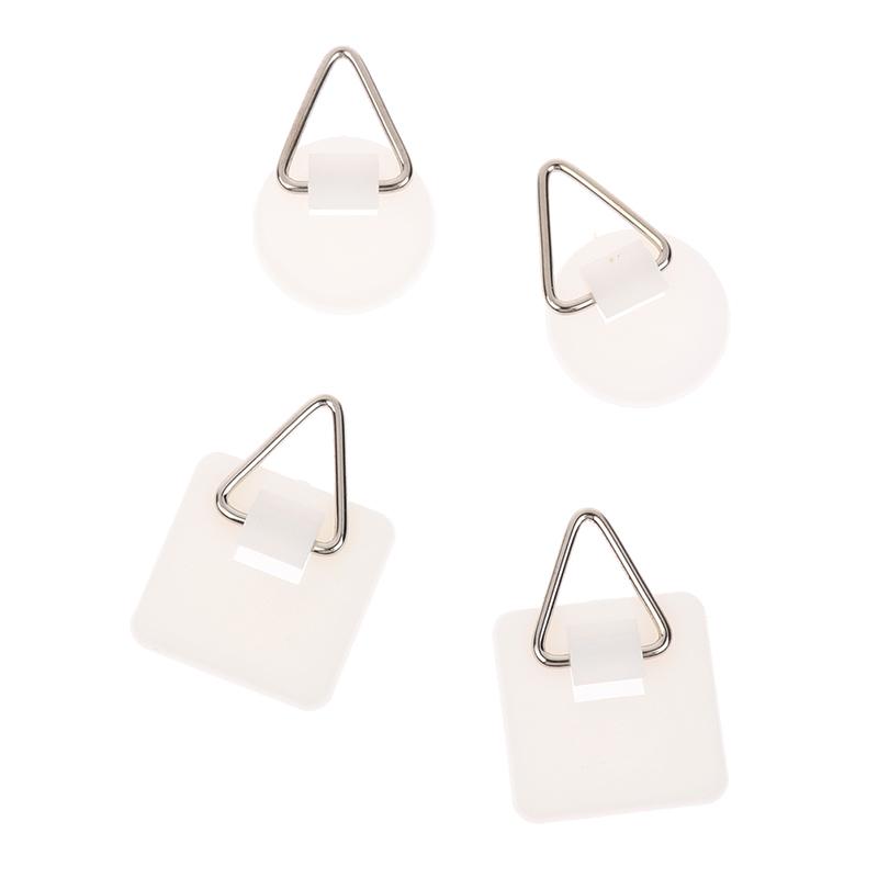 100 шт. Набор невидимых вешалок для тарелок, вертикальные держатели для настенного крючка для тарелок