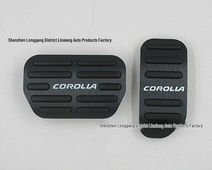 Неразрушающие алюминиевые педали для Corolla 2014-2019 - Противоскользящие педали тормоза и акселератора
