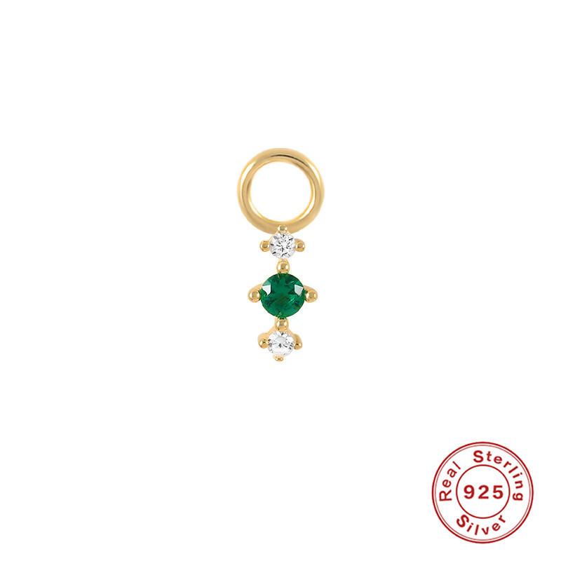 Серьги-шармы из стерлингового серебра S925, подвеска-шарм, серьги-подвески, аксессуары для серег, серьги для работы, подвеска-серьга, женские