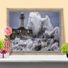 5d Diamond Embroidery Landscape Full Round Diamond Painting Lighthouse Cross Stitch