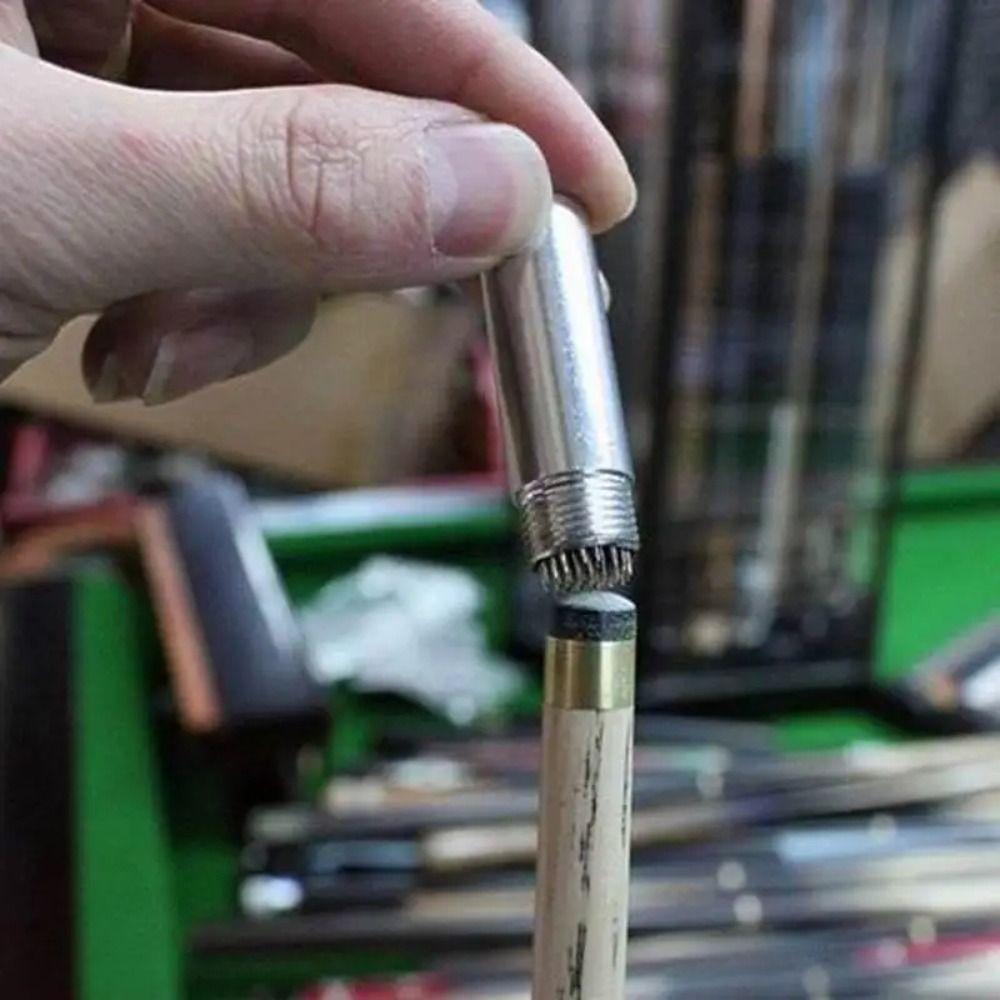 Инструмент для ремонта, корректор наконечника кия для пула, эффективный ремонтный формирователь кия, портативная игла для бильярдного кия