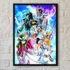 Classic Anime Saint Seiya Anime Posters Sticky Waterproof Paper Sticker Coffee House Bar Kawaii Room Decor