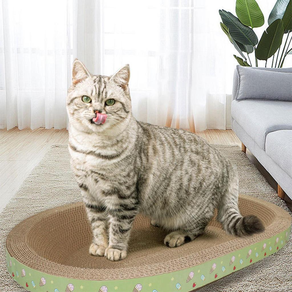 Картонная когтеточка для кошек Lounge - интерактивная игровая зона