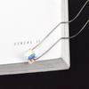 Fashion Aurora Square Sugar Necklace Austrian Crystal Forest Clavicle Chain Accessories Japanese Korean Pendant Women's Short Necklace