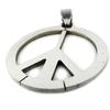Les Trésors De Lily [M1831] - Steel Pendant 'Peace'