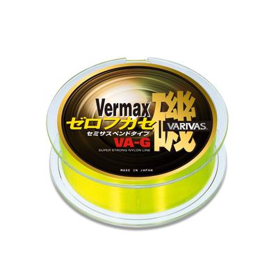 Леска нейлоновая VARIVAS Barmax Iso Zero Fukase, 150 м, Размер 3, 7.0 кг, Флуоресцентный желтый