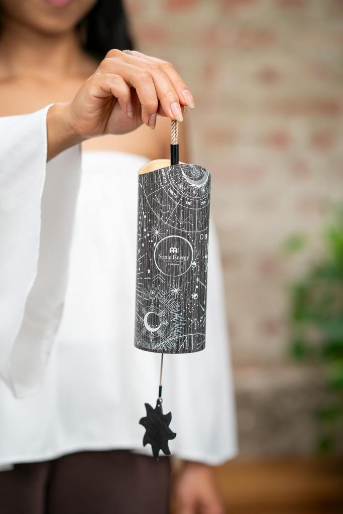 MEINL Sonic Energy Collection Cosmic Bamboo Chime Stella (Night) by CBCSTELLA [Includes Two Wooden Pendulums, One Acrylic]