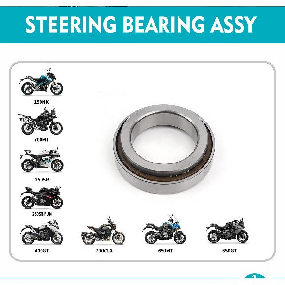 Для CFMOTO Рулевая колонка в сборе 150NK 250SR 250SR-FUN 400GT 650MT 650GT 700MT 700CLX Мотоцикл Оригинальные запчасти