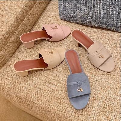 Виноградная мама имеет тот же стиль, с увеличением высоты на 6,5 см~ Свободный стиль «старые деньги», романтичный Су, замок с сандалиями на толстом каблуке для женской верхней одежды