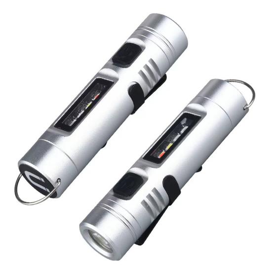Rechargeable Mini Flashlight 500 Lumens High Power LED Torch with 3 Modes Low Strobe Handheld Emergency Torch for Camping Hiking Outdoor Use