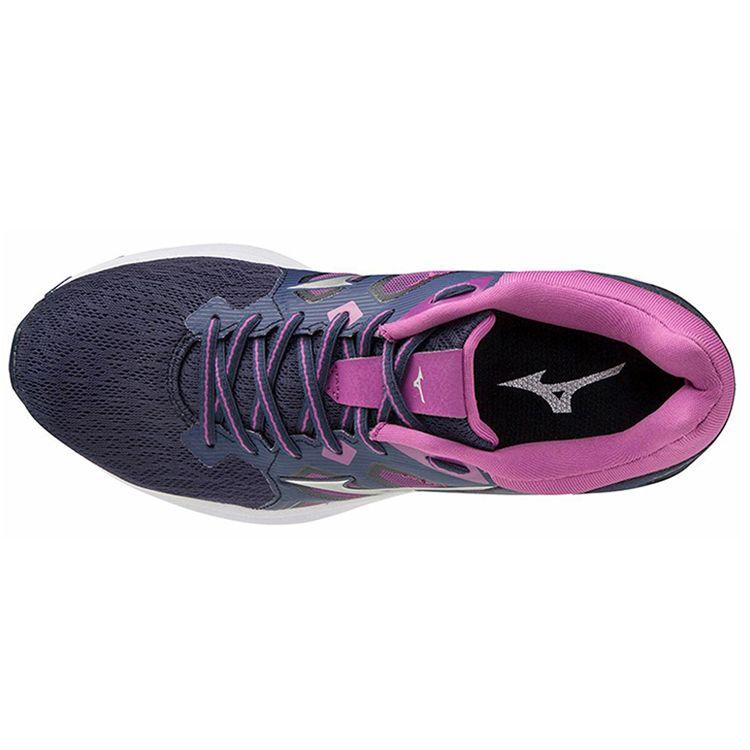 Mizuno Wave Kizuna Нескользящие Дышащие Кроссовки с Низким Верхом Женские Кроссовки Сине-Фиолетовые J1GD191003