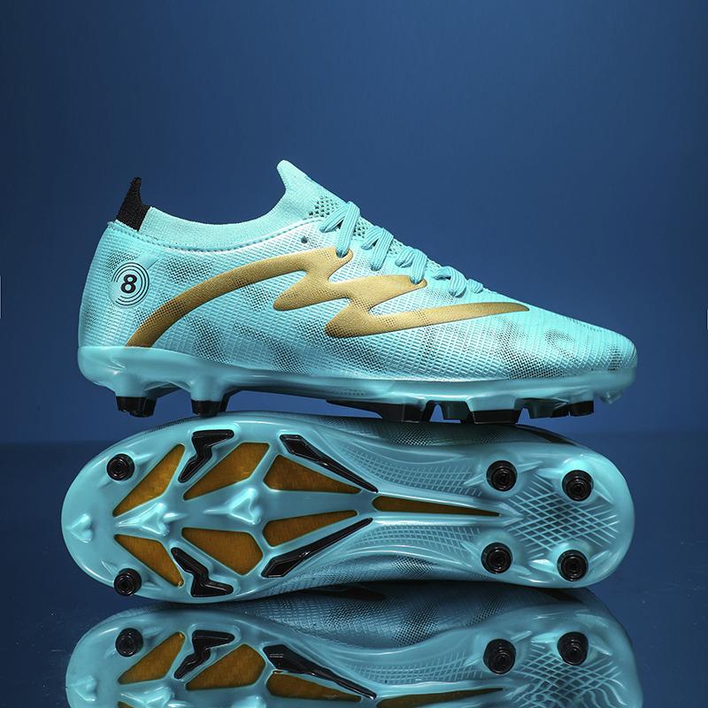 Мужские футбольные бутсы с длинными шипами и высокой лодыжкой, футбольные бутсы AG, детские уличные бутсы для травы, футбольные бутсы, тренировочные спортивные футбольные бутсы