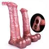 FAAK Fantasy Horse Penis Sleeve силиконовая оболочка секс-игрушки для мужчин растягивающийся размер SL полый дилдо увеличение и удлинитель члена