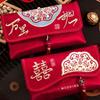 Вышивка Китайский Свадебный Красный Конверт Новогодний Денежный Мешочек Свадебные Принадлежности
