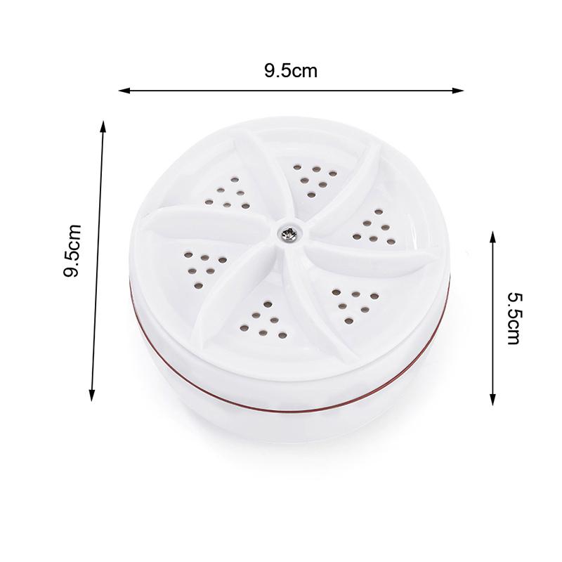 Portable Mini Turbo Washer Usb Powered Cleaning Washing Machine For Underwear Socks Mini Ultrasonic Turbo Washer For Home Travel