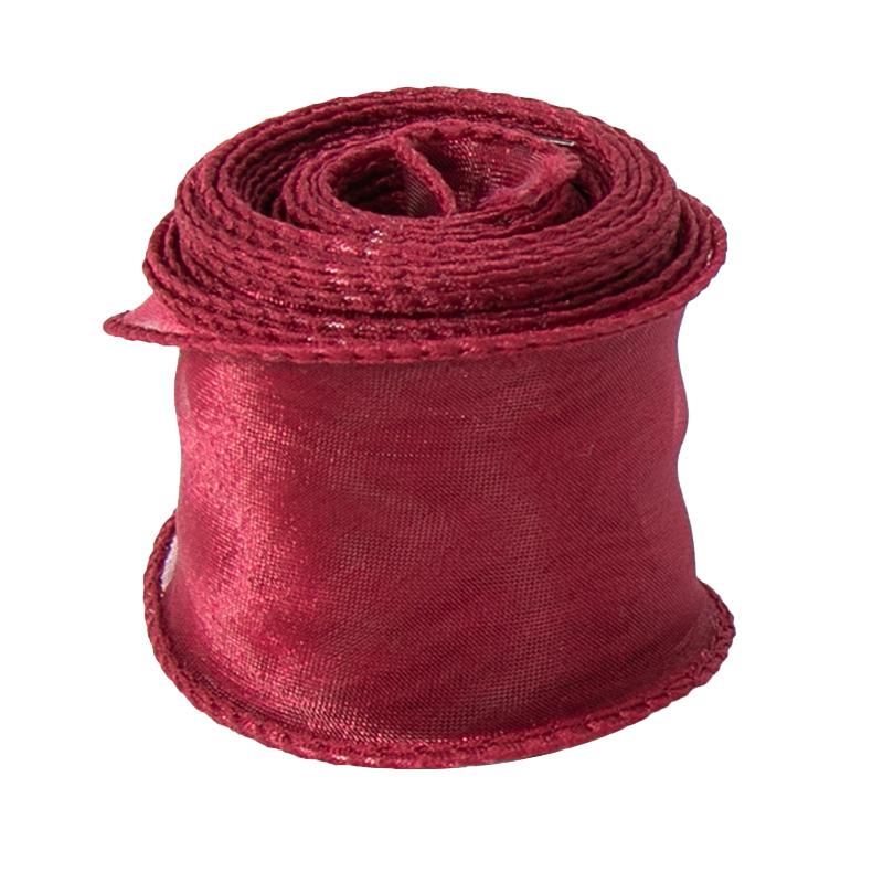 10 ярдов Подарочная упаковка Элегантная пряжа «рыбий хвост» Сделай сам Органза лента 4 см