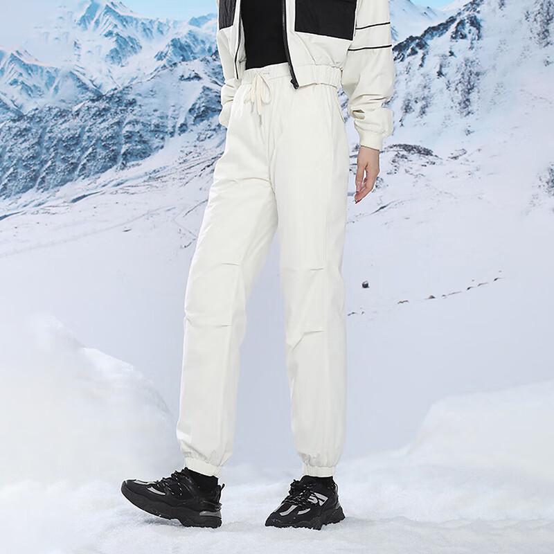 SNOWFLYING Youth White Duck Down Thermal Pants