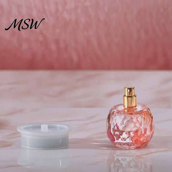 Fragrance Bottle Molds 2/3Pcs DIY Perfume Silicone Mold, Spray Making Mould, Pump Epoxy Casting Mold Container Resin Gift for Crafting Enthusiasts