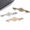1/3Pcs Sweater Clips Geometric Design Alloy Clips Sweaters Dresses Scarves Brooch Pins Versatile Clothing Accessory