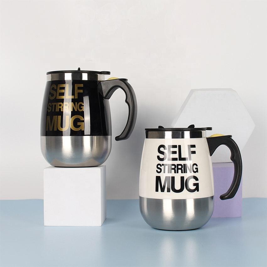 Coffee Mug Self Stirring Mug Auto Self Mixing Stainless Steel Cup for Coffee Milk