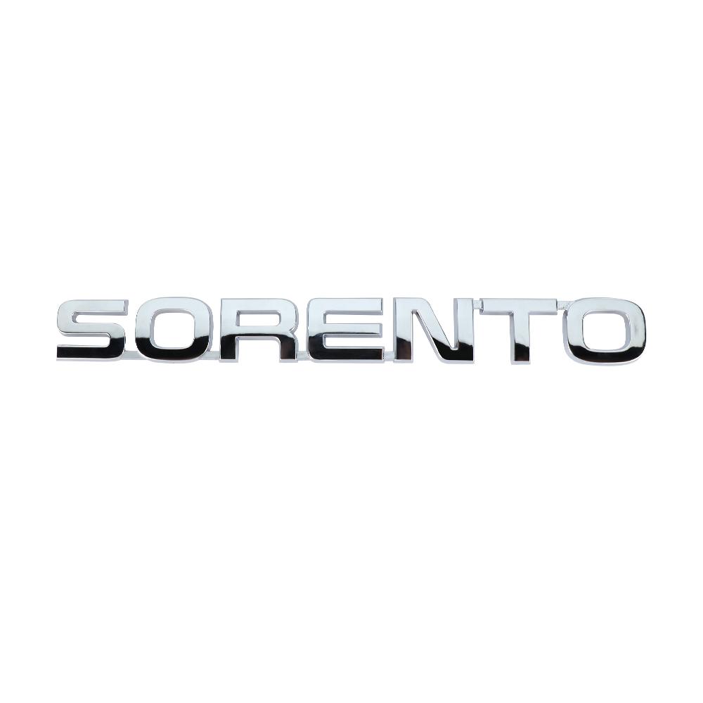 Для Kia Sportage Rio Soul Optima Ceed Forte Picanto 3D ABS SORENTO CERATO Значок с буквой Наклейка на заднюю часть автомобиля Декорация багажника