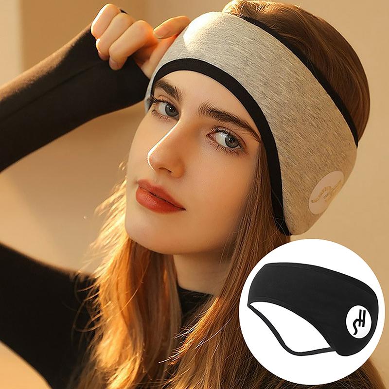 Soundproof Earmuffs For Sleeping Unisex Ear Warmer Winter Head Band Ski Ear Muff Earplugs Headband Hair Band Eyes Ban