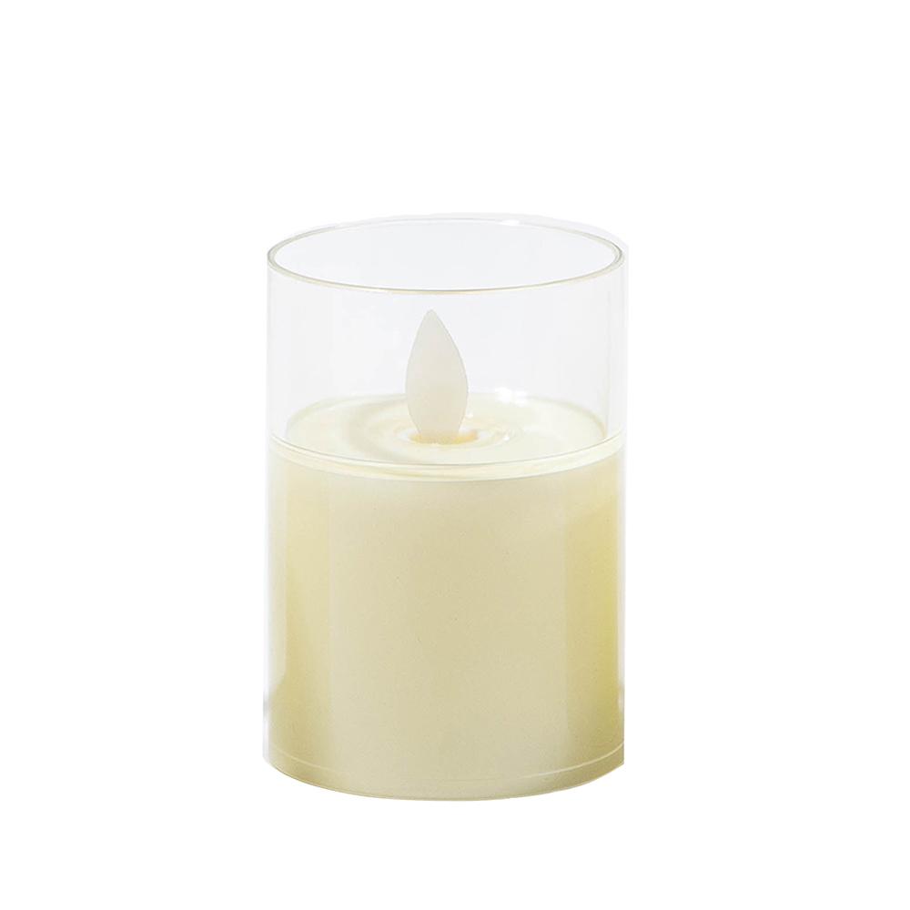 LED Flameless Pillar Votive Candles LED Tea Lights Electric Candle with Moving Wick Window Candle Lights Simulation Candles Lamp