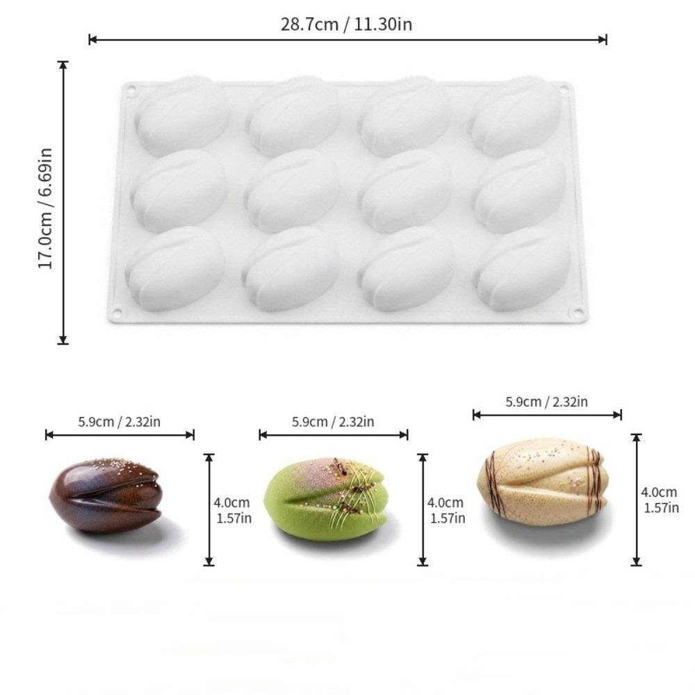 Food Grade Silicone Mousse Cake Mold 6/12-Cell DIY Soap Mold Silicone Mold Dessert Making